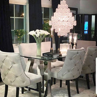 Rylight Honeycomb Glass Tiered Chandelier