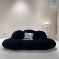 Rylight Fluff Velvet Sofa for Living Room/Bedroom