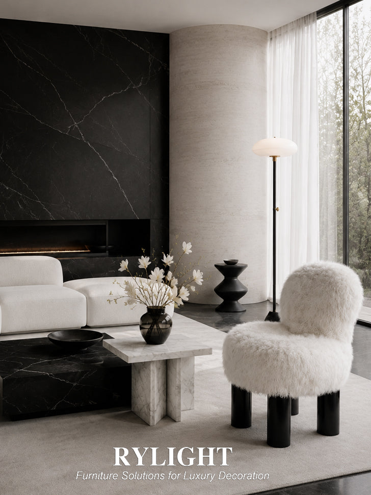 Post‑Modern Italian Sculptural Cloud‑Soft Fleece Lounge Chair