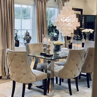 Rylight Honeycomb Glass Tiered Chandelier