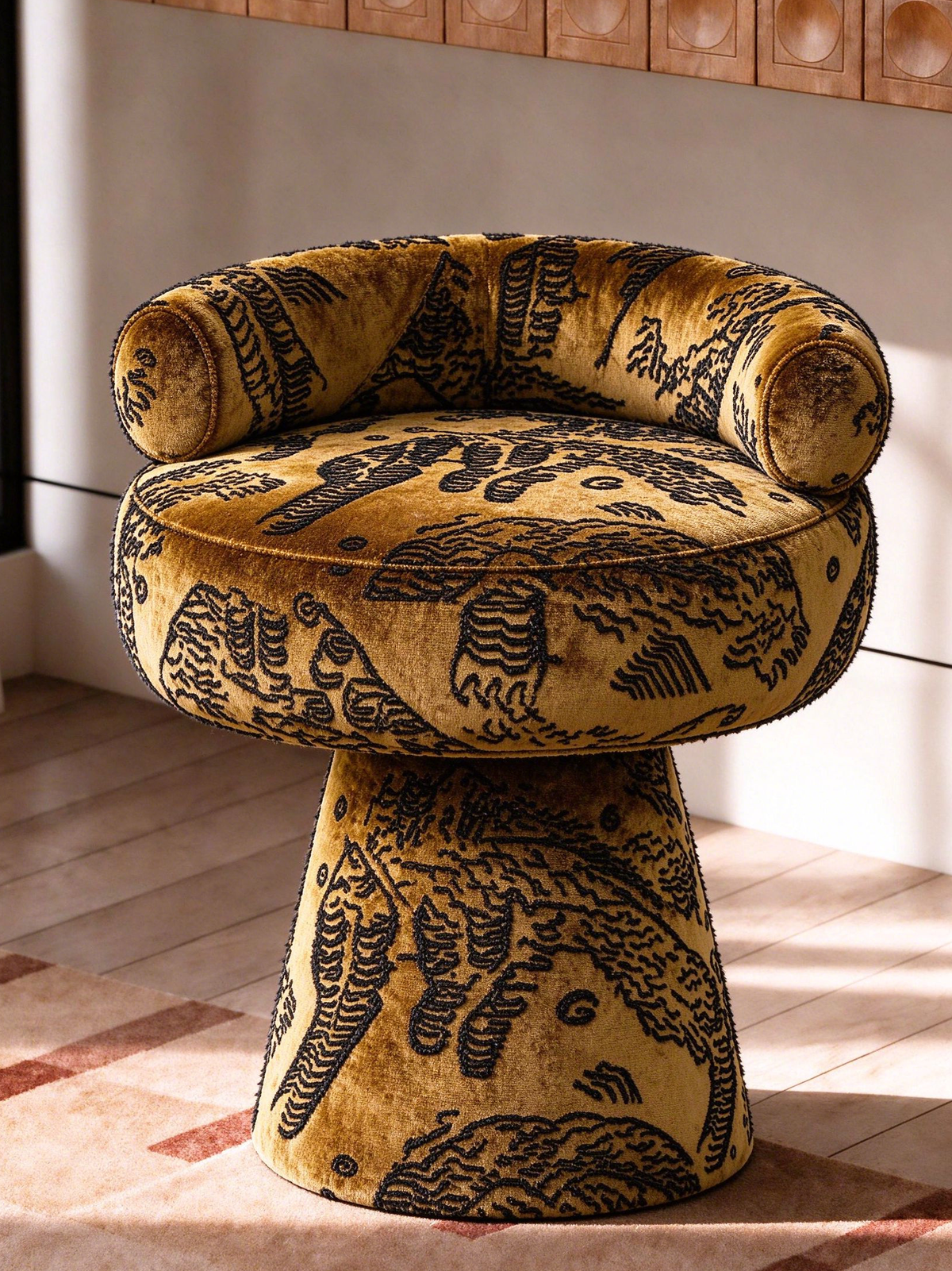 Tiger Mountain Sculptural Vanity Chair