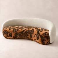 Tiger Mountain Sculptural Curved Sofa