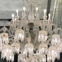 ثريا كريستالية كبيرة متعددة الطبقات من Rylight Luxury Royal