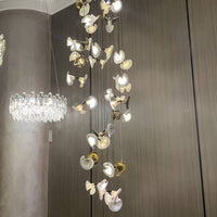 Modern Art Petunia Chandelier for Staircase/Foyer/Living Room