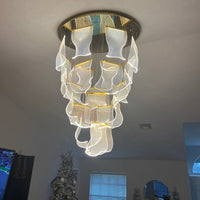 Rylight 8/12/18/28/38-licht papieren LED-kroonluchter