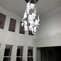 Rylight 8/12/18/28/38-licht papieren LED-kroonluchter