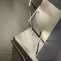 ثريا رايلايت الخشبية العمودية الطويلة