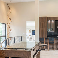 ثريا رايلايت الخشبية العمودية الطويلة