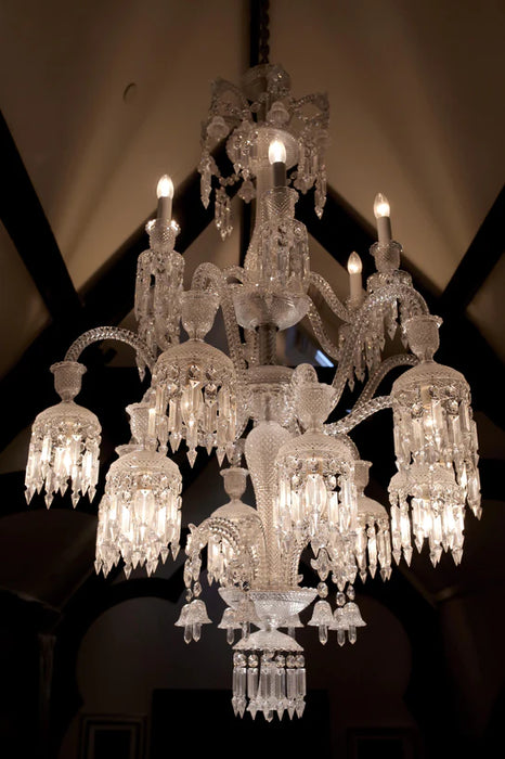 ثريا كريستالية كبيرة متعددة الطبقات من Rylight Luxury Royal
