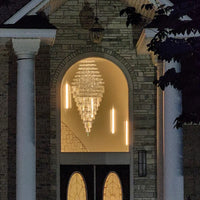 Rylight Multi-Tier Crystal Raindrop Chandelier