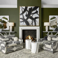 Modern Black&White Toast Sofa Chair