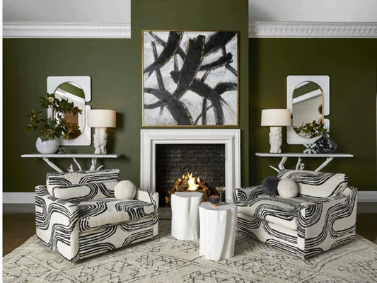 Modern Black&White Toast Sofa Chair