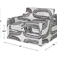 Modern Black&White Toast Sofa Chair