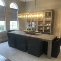 Rylight 12/14/16/18/22-Light Rectangular Crystal Candle Chandelier