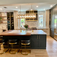 Rylight 12/14/16/18/22-Light Rectangular Crystal Candle Chandelier