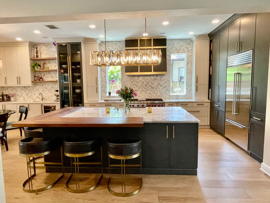 Rylight 12/14/16/18/22-ثريا بشمعة كريستال مستطيلة الشكل