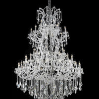 Rylight 55/68/84-licht Exta grote kristallen kaarskroonluchter