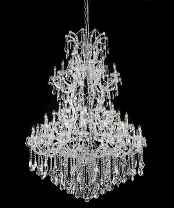 Rylight 55/68/84-Light Exta Large Crystal Candle Chandelier