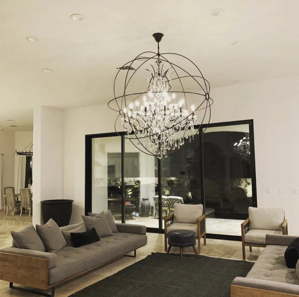 Rylight 4/6/12/15/25/50-Light Classic Crystal Chandelier