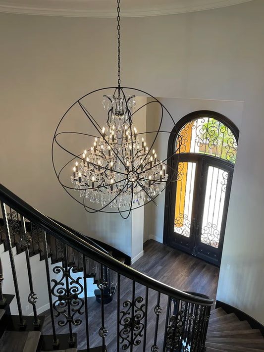 Rylight 4/6/12/15/25/50-lichte klassieke kristallen kroonluchter