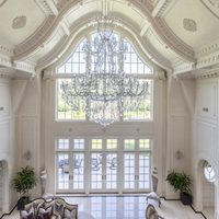 ثريا شموع كريستالية من Rylight مكونة من 5 طبقات و85 مصباحًا