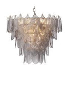 ثريا زجاجية من Rylight 5/7-Tier شفافة/رمادية دخانية