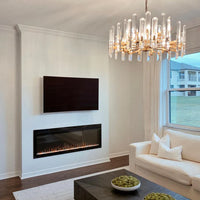 Rylight 2-Tier Crystal Glacier Shards Chandelier