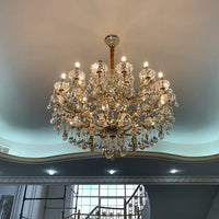 Rylight klassieke kristallen kroonluchter met 16/39 lichtkaarsen