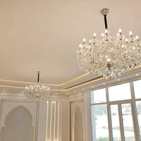 Rylight klassieke kristallen kroonluchter met 16/39 lichtkaarsen