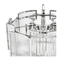 ثريا كريستالية ذات طراز فاخر من Rylight باللون الذهبي/الكروم