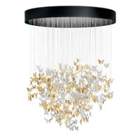 Rylight Fantasy Butterfly Elf Styling Pendant in White/Gold Color