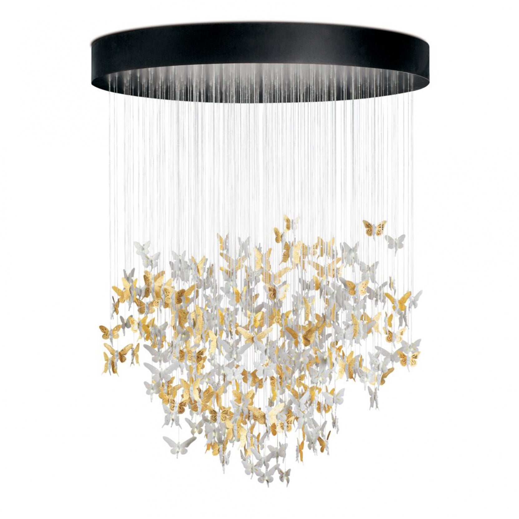 Rylight Fantasy Butterfly Elf Styling Pendant in White/Gold Color