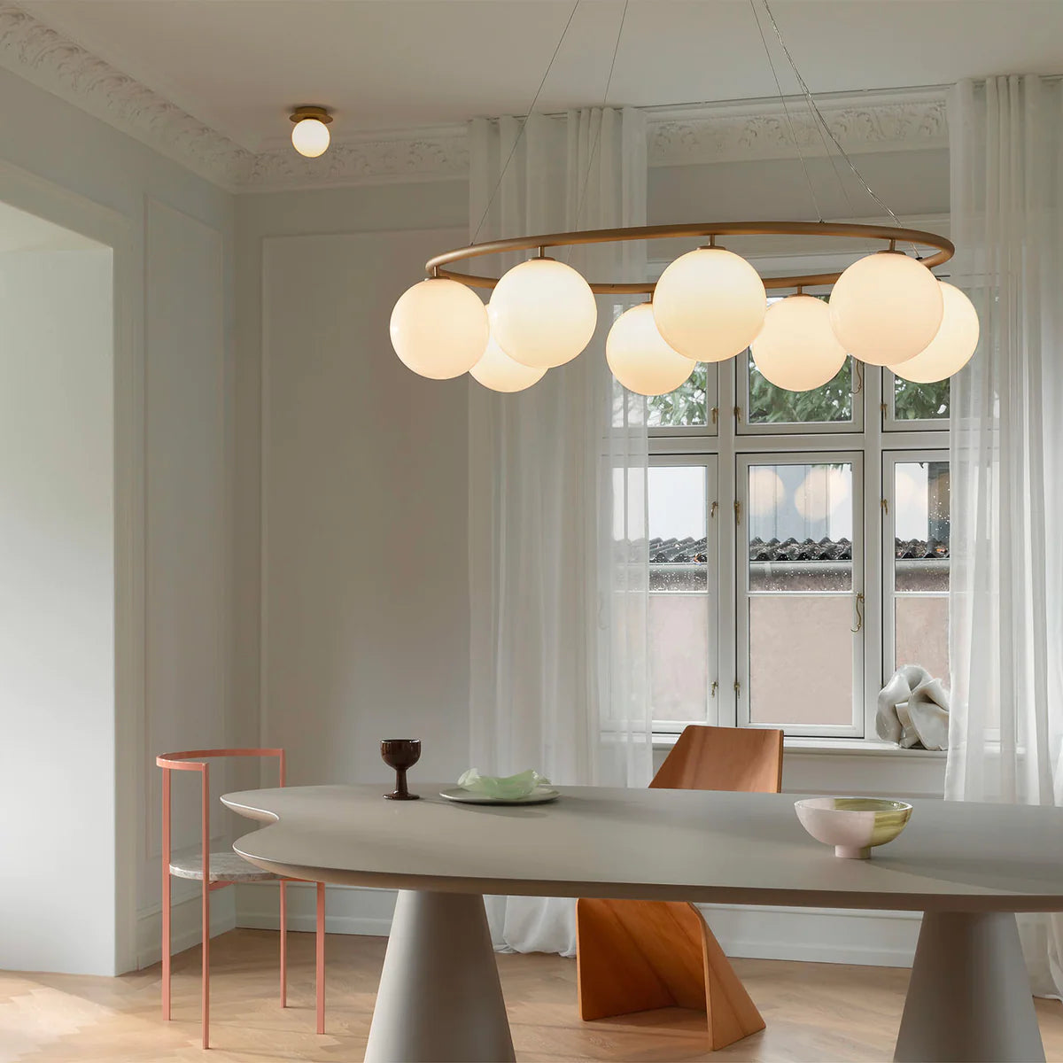 Rylight ovale/ring 3/6/8-bollen klasse kroonluchter