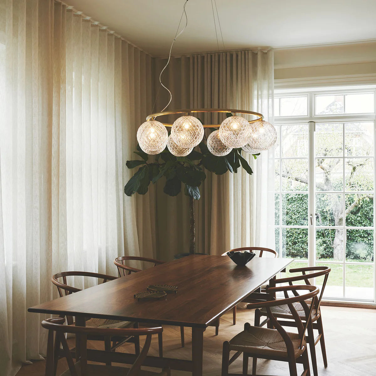 Rylight ovale/ring 3/6/8-bollen klasse kroonluchter