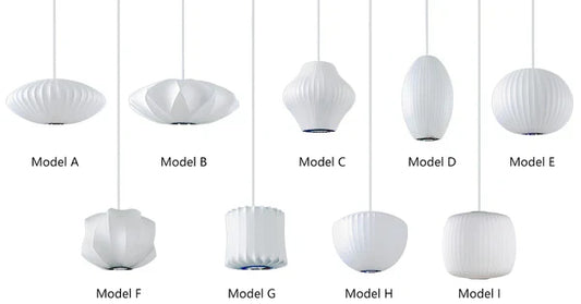 Rylight Modern Irregular Bubble Paper Pendant Lamp