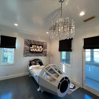 Rylight 2-Tier Crystal Glacier Shards Chandelier
