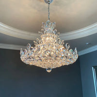 Rylight 4-laags bloemenkristallen kroonluchter