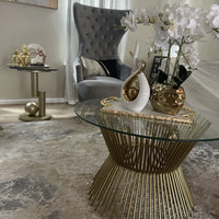 طاولة قهوة حديثة صغيرة الحجم/طاولة جانبية من الحديد