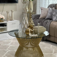 طاولة قهوة حديثة صغيرة الحجم/طاولة جانبية من الحديد