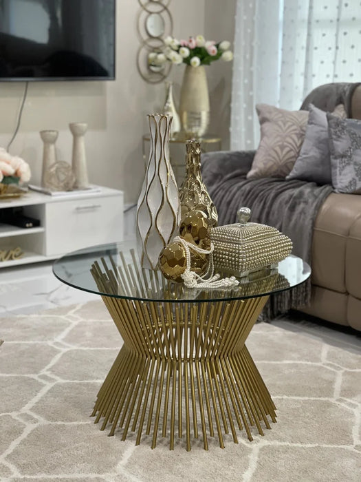 Small Size Modern Coffee Table/Side Table in Iron