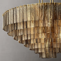 Rylight 9/12/16-ثريا زجاجية مستديرة الأوجه