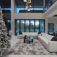 ثريا رخامية فاخرة حديثة من Rylight باللون الذهبي