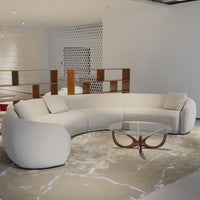 أريكة رايلايت مودرن لوكشري بيج بوكليه منحنية مقطعية