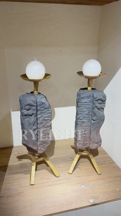 Auspicious Beast Candleholder
