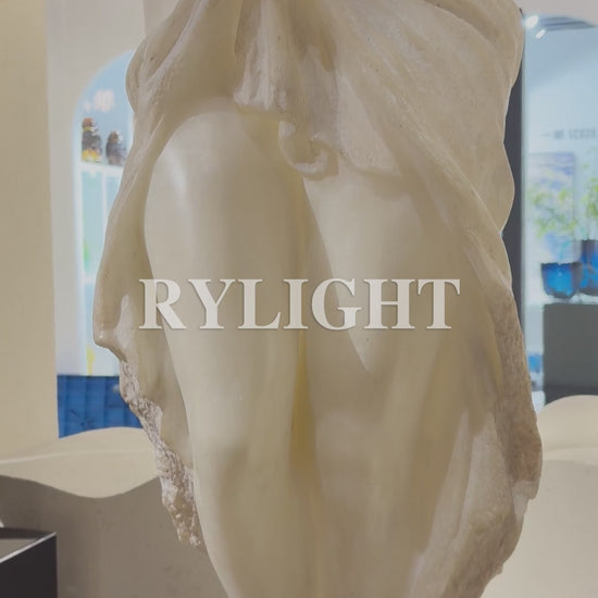 Elegant Female Body Resin Sculpture