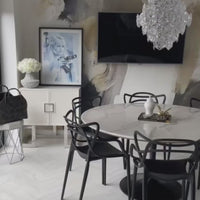 Rylight Honeycomb Glass Tiered Chandelier