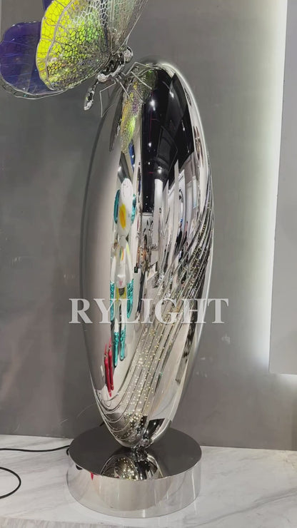 Chromatic Butterfly Stainless Steel Sculpture