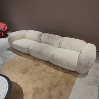 أريكة رايلايت مينيماليست لوكس كلاود-فورم بيج فخمة وموحدة