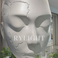 Modern Abstract Portrait Sculpture