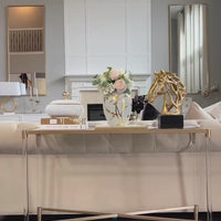 ثريا شموع Rylight 3/4/5-Tier باللون الذهبي/الأسود